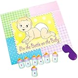 Pin The Bottle On The Baby Game