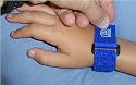 Velcro Child ID Bracelet - BLUE - Child Safety ID Band
