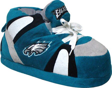 Comfy Feet Men's Philadelphia Eagles 01 Indoor Slippers,Green/White,XXL M US