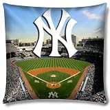 New York Yankees Photo Real Toss Pillow 18x18 - MLB Baseball