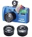 魚眼から望遠までこれ1台！【HOLGA K200NMパワフルセット（ブルー）】