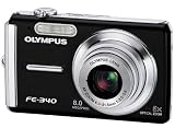Olympus FE-340 Digitalkamera (8 Megapixel, 5-fach opt. Zoom, 6,9 cm (2,7 Zoll) Display) schwarz