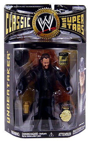 51sHORebsDL WWE Wrestling Classic Superstars Exclusive Limited Edition Action Figure Undertaker (Early Career with Real Beard)