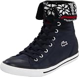 Lacoste Women’s L27 Wool Cuff Lace-Up Fashion Sneaker,Blue,8 M US