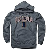 Illinois Fighting Illini Dark Heather Perennial II Hooded Sweatshirt