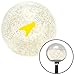 American Shifter 277231 Shift Knob (Yellow Fly Clear Metal Flake with M16 x 1.5 Insert)