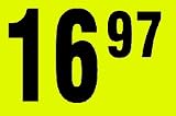 51sHUY0yh4L. SL160  $16.97 In Store Use Day Glo Yellow Display Labels 3/4 x 1/2   1 Roll, 1000 Labels #MSLW3416 (Retail Price Stickers) Reviews