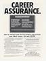 1987 Dow Jones News/Retrieval Service Career Assur Print Ad