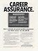 1987 Dow Jones News/Retrieval Service Career Assur Print Ad