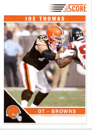 2011 Score Football Card # 70 Joe Thomas - Cleveland Browns - NFL Trading Card In a Protective Screwdown Case!