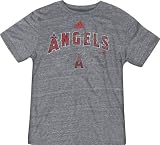 Los Angeles Angels of Anaheim Grey Adidas Tri-Blend Youth T-Shirt