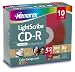 Memorex 827529-10c Cd-r 52x Lightscribe Colour 10pk  from Memorex