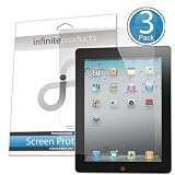 Infinite Products VectorGuard CLEAR Screen Protectors for "The New iPad 3" 3rd Generation & iPad 2 (3 Pack) NEWEST GENERATION