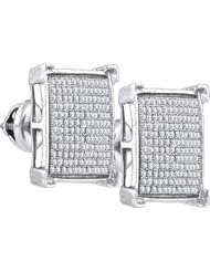 0.92CT-DIA MICRO-PAVE EARRINGS