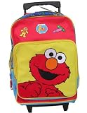 Sesame Street Elmo Large Rolling Backpack Luggage Bag