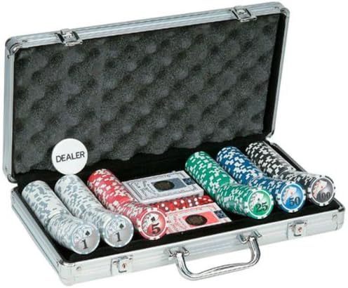 300 Piece 11½ gram Large Numbered Royal Flush Poker Set