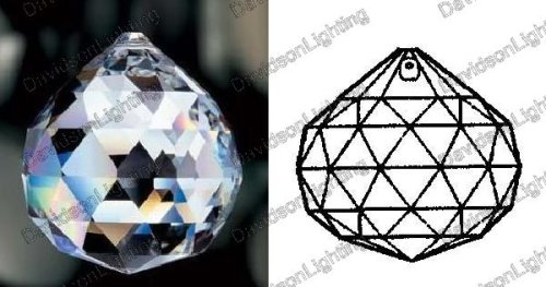 Swarovski Spectra Crystal Mozart Twist Ball 20 mm #8290-8551-20