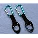 (2) Water Bottle Holders W/Green Aluminum Carabiner Attachments