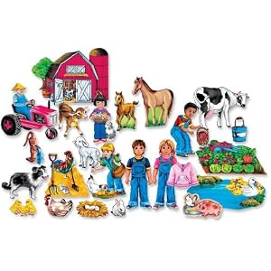 Fun on the Farm Felt Figures for Flannel Board