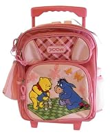 Disney Winnie The Pooh Rolling Backpack - Kid Size Pooh Wheeled Backpack
