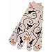 Black Cat Women 5 Inch Cuff Tabi Socks