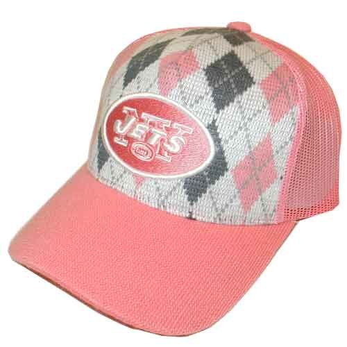 New York Jets Reebok NFL Ladies Pink Argyle Hat
