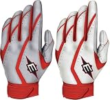 New Easton Home & Road Batting Gloves Adult XL Red New Easton Home & Road Batting Gloves Adult XL Red