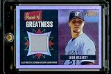 2005 Bowman Heritage Josh Beckett Pieces of Greatness Game Jersey Baseball Card - Mint Condition - Shipped In Protective Display Case!