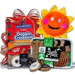 Dog Lover's Gift Basket Stack / Pampered Dog Gift Basket Stack