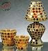 Biedermann &amp; Sons H729AM Amber Dot Mosaic Lamp With Shade