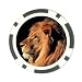 Lion Poker Chip Card Guard Great Gift Idea