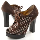 Zinc Plaid Pumps