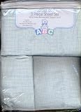 Toddler Bed Sheet Set - Blue Gingham