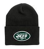 NFL Men's End Zone Cuffed Knit Hat - K010Z (New York Jets, One Size Fits All)