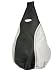 Auto & Motorrad : Eufab 17256 Leder-Textil-Schaltsack, schwarzes Leder, silbernes Textil
