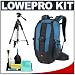 Lowepro Primus Minimus AW Camera Backpack (Arctic Blue) + Tripod + Accessory Kit for Canon Rebel XSi, XS, XTi, 40D, Nikon D40, D60, D80, D200, D300, D700, Olympus Evolt E-410, E-420, E-510, E-520, and Sony Alpha A200, A300, A350, A700 Digital SLR Cameras