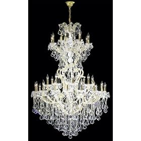 James R. Moder 46 Wide Maria Teresa Grand Chandelier by James Moder