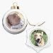 Photo Ornament - Ball or Snowflake shape - personalize online (1 qty).