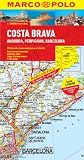 Costa Brava - Andorra, Perpignan, Barcelona Marco Polo Map - 
