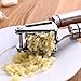 Icicle Design Garlic Press and Peeler Set - 304 Stainless Steel Garlic Mincer and Blue Silicone Tube Roller
