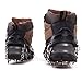 BINGUO 12 Teeth Anti-Slip Traction Cleats Grips Crampon for Snow and Ice Safe Protect Shoes Boots