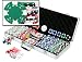 Premium Set of 500 Ace King Poker Chips w/6 dealer buttons, 5 dice and 2 playing card decks.