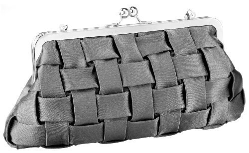 Contempo Tasche 1608-11, Damen Umh&auml;ngetasche, silber, (silber), 27x15x1