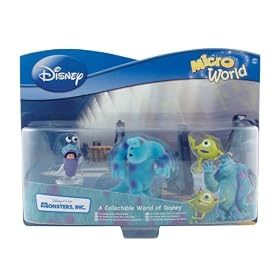 Disney Microworld PIXAR Triple Pack Monsters Inc.
