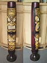 Tiki Tropical Wood Floor Lamp