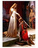 The Accolade, c.1901 Art Poster Print by Edmund Blair Leighton, 16x20