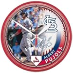 St. Louis Cardinals Albert Puljos Wall Clock
