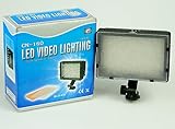 ePhoto DV160 160 LED 5400K Pro Super Bright Dimmable Camera Video Shoe Moun ....