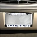 New Jersey Nets Chrome License Plate Frame