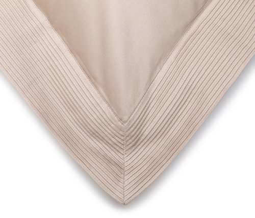 Pinzon Pleated Hem 400-Thread-Count 100% Egyptian Cotton Full/Queen Duvet Set, Mocha Pinzon Pleated Hem 400-Thread-Count 100% Egyptian Cotton Full/Queen Duvet Set, Mocha